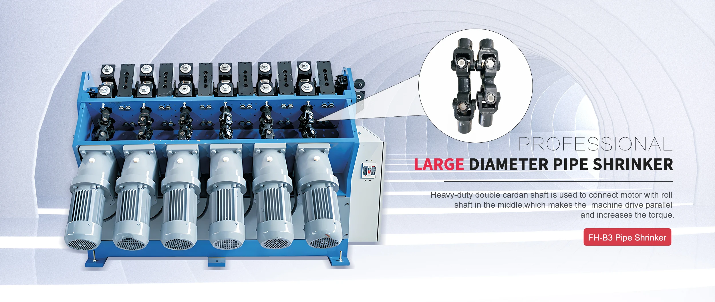 Pengeluar paip paip diameter besar
