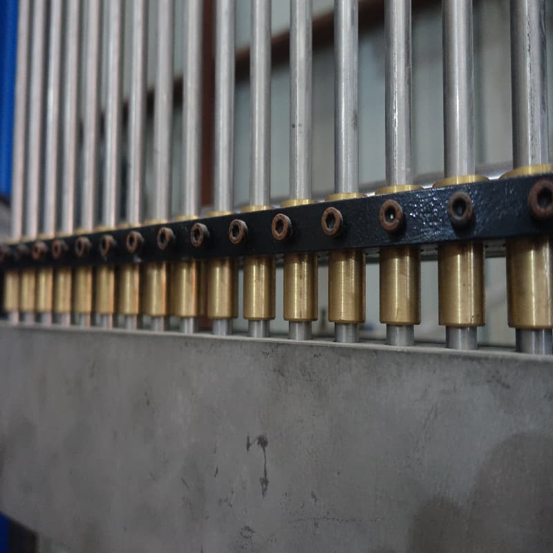 Mesin Pengisian Tiub Satu Hujung FH-118 Peralatan Pengisian Serbuk Magnesium Oksida Khas untuk Tiub Pemanas Wayar Plumbum Tunggal Pemanas Tiub Industri